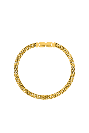 Mesh Bracelet 18K Gold Plated